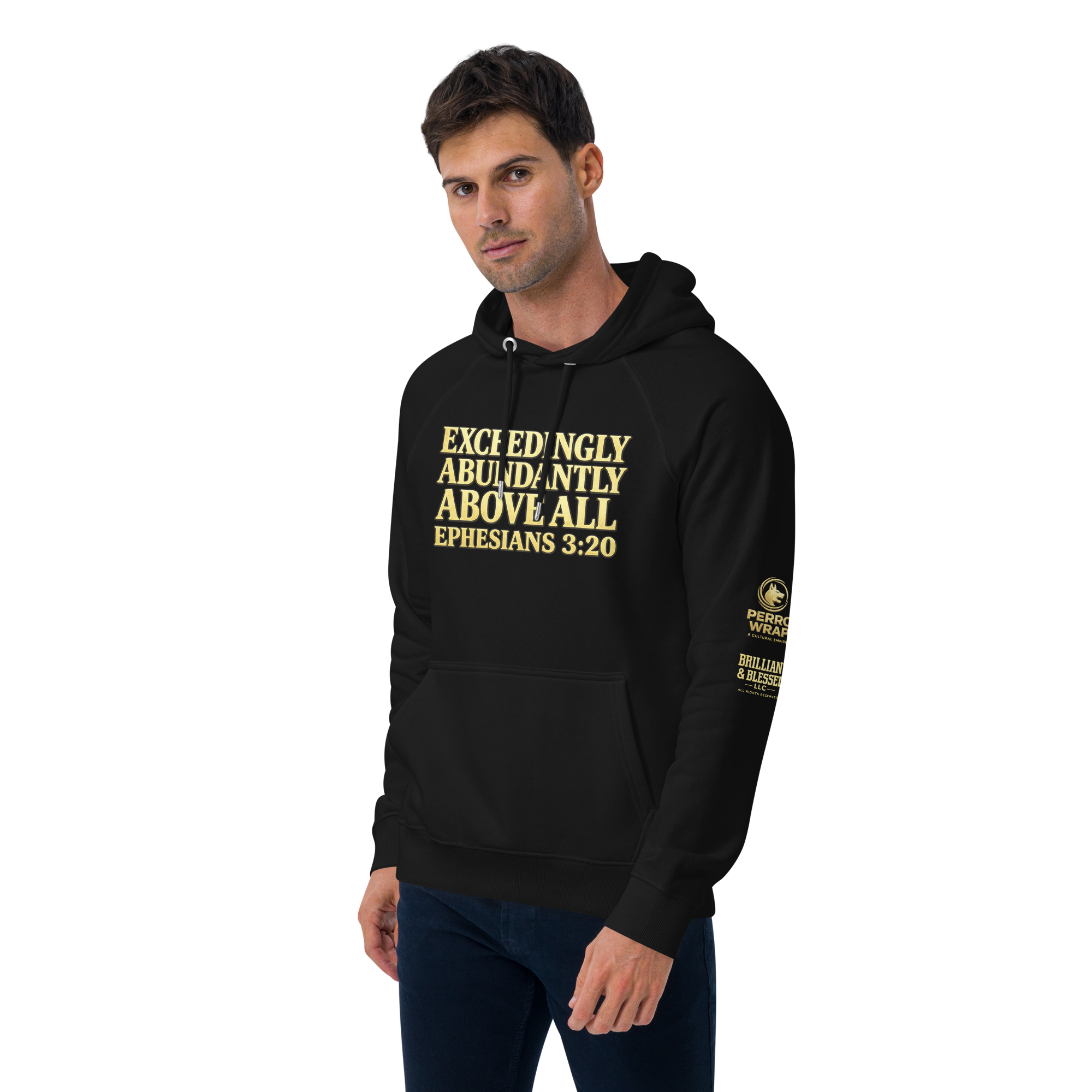 PWC Eco Raglan Hoodie — Front